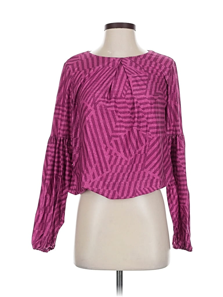 Click to view more detailed imagery on our partner's website Pre-owned Byblos Long Sleeve Blouse In Pink