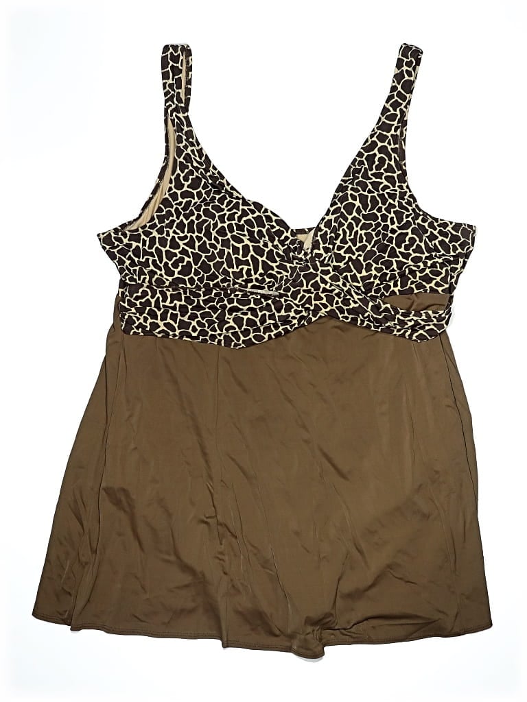 Click to view more detailed imagery on our partner's website Pre-owned Avenue One Piece Swimsuit In Brown