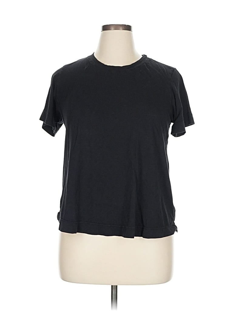 Pre-owned Velvet By Graham & Spencer Short Sleeve T-shirt In Black