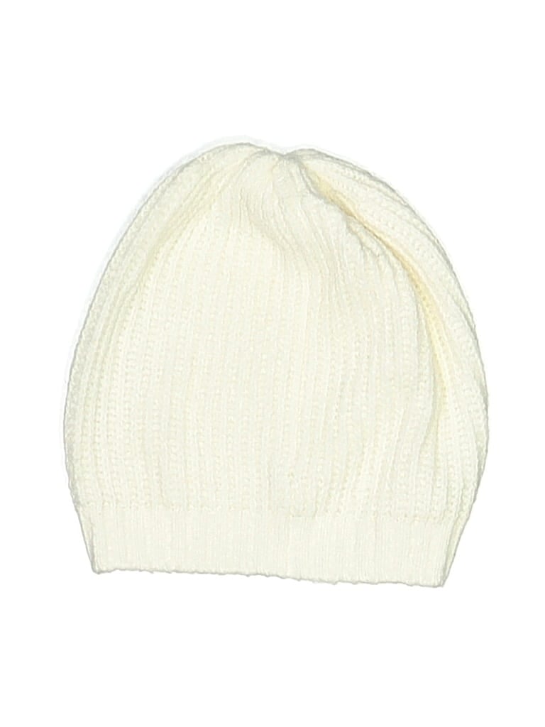 Pre-owned Unbranded Beanie Hat In White