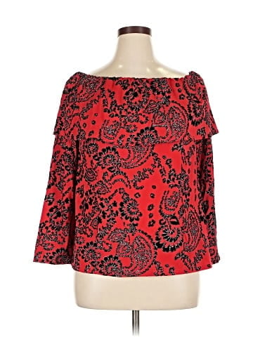 MSK 3/4 Sleeve Blouse (view 1)