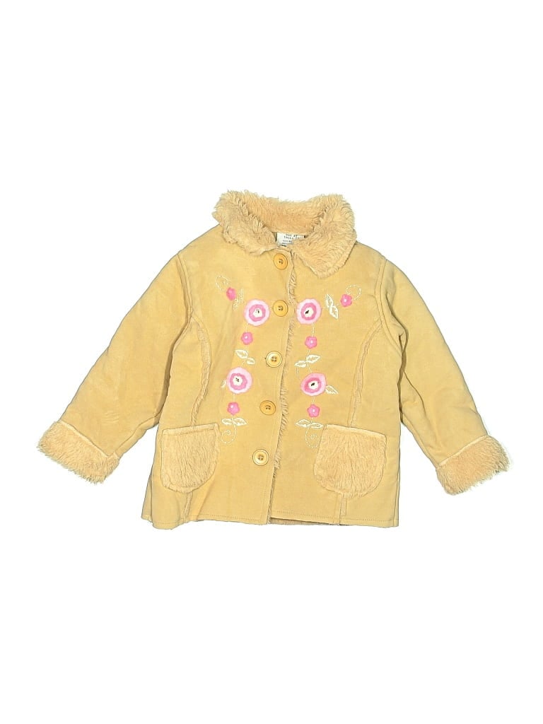 Pre-owned Unbranded Kids' Coat In Yellow