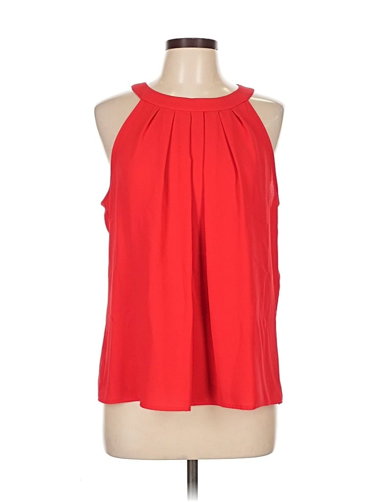 Pre-owned Nine West Sleeveless Blouse In Red