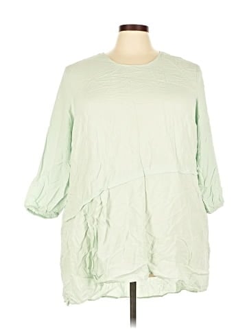Melissa McCarthy Seven7 3/4 Sleeve Blouse (view 1)