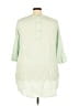 Melissa McCarthy Seven7 100% Rayon Green 3/4 Sleeve Blouse Size 3X - photo 2