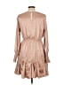 She + Sky 100% Polyester Tan Cocktail Dress Size L - photo 2