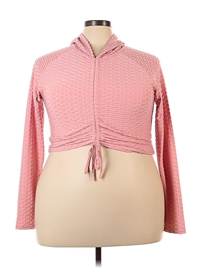 Pre-owned Assorted Brands Cardigan Sweater In Pink