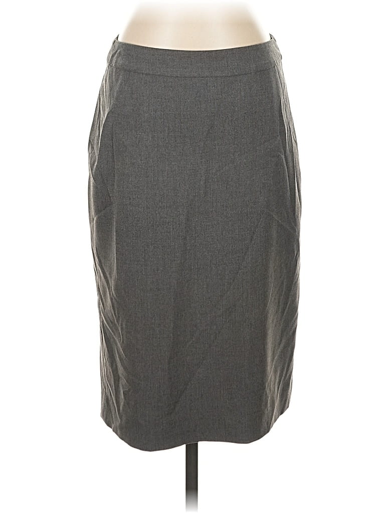 Pre-owned Jones & Co Formal Skirt In Gray