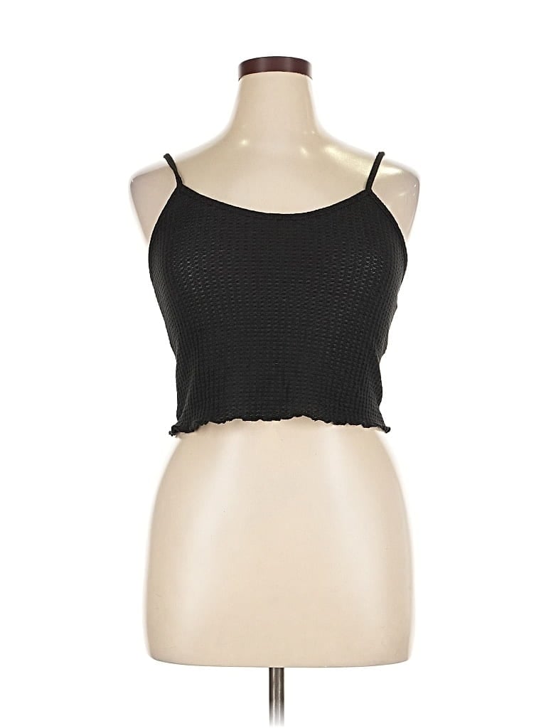 Pre-owned Assorted Brands Tank Top Black Strapless Neckline Tops