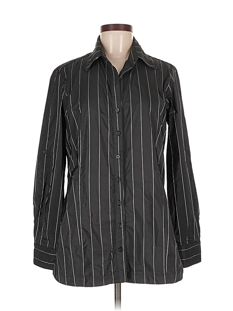 Click to view more detailed imagery on our partner's website Pre-owned Finley Long Sleeve Blouse In Black