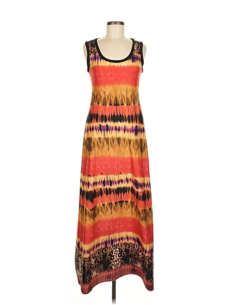 Pre-owned Sunny Taylor Casual Dress In Orange