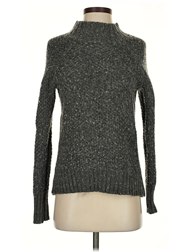 Pre-owned American Eagle Outfitters Turtleneck Sweater In Gray