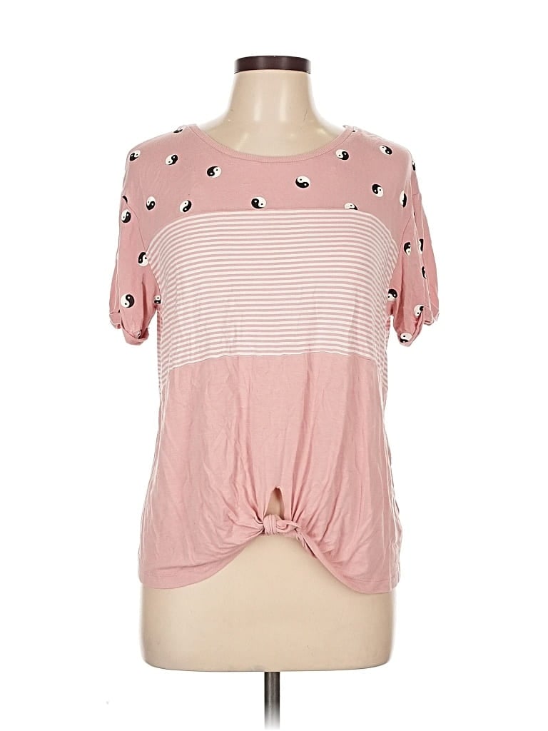 Pre-owned No Boundaries Short Sleeve T-shirt In Pink