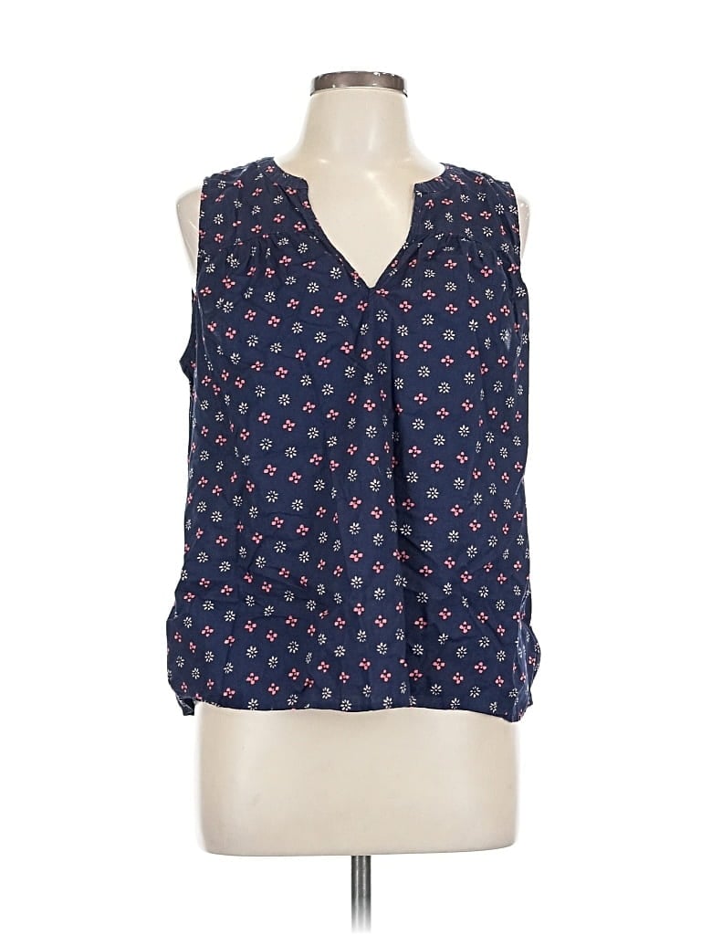 GAP Pre-owned Sleeveless Blouse In Blue