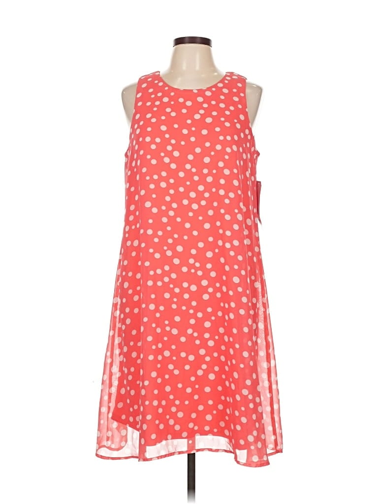 Pre-owned Leslie Fay Casual Dress In Red