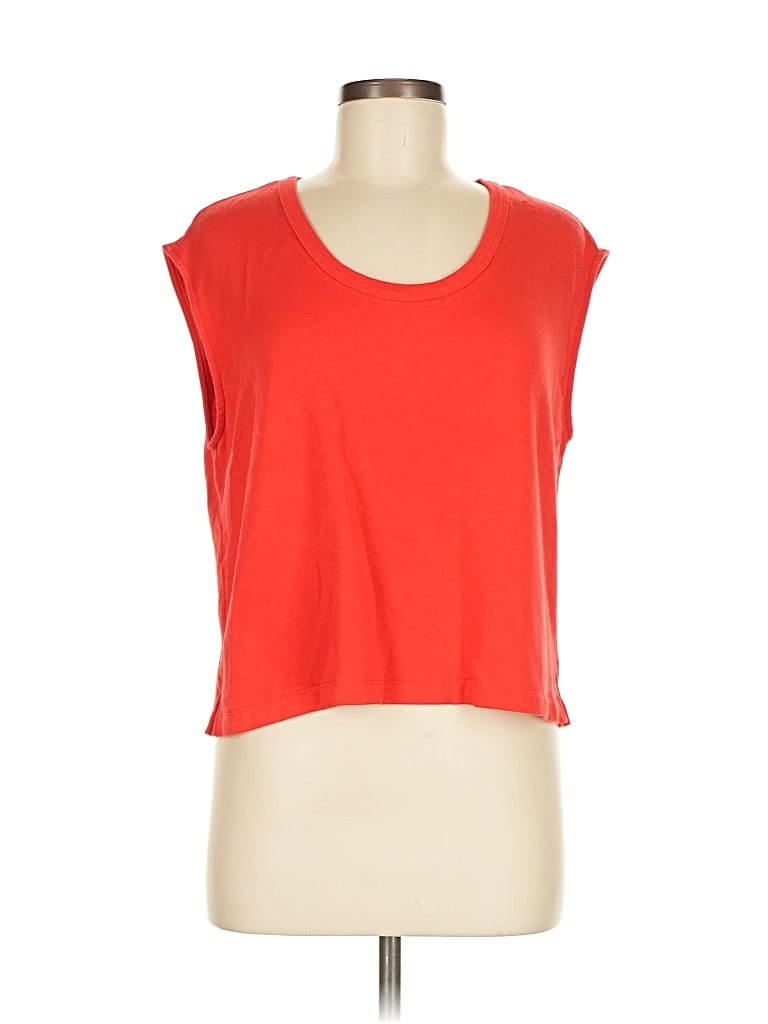 Pre-owned Lou & Grey Cardigan Sweater In Orange