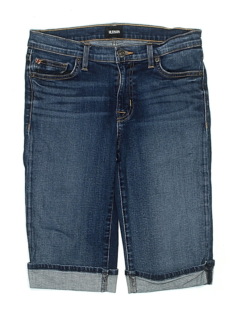 Pre-owned Hudson Denim Shorts In Blue