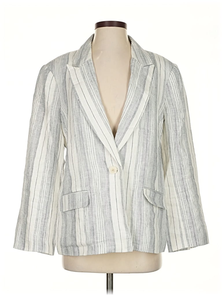 Pre-owned Voyageur By Mersea Blazer Jacket In Blue