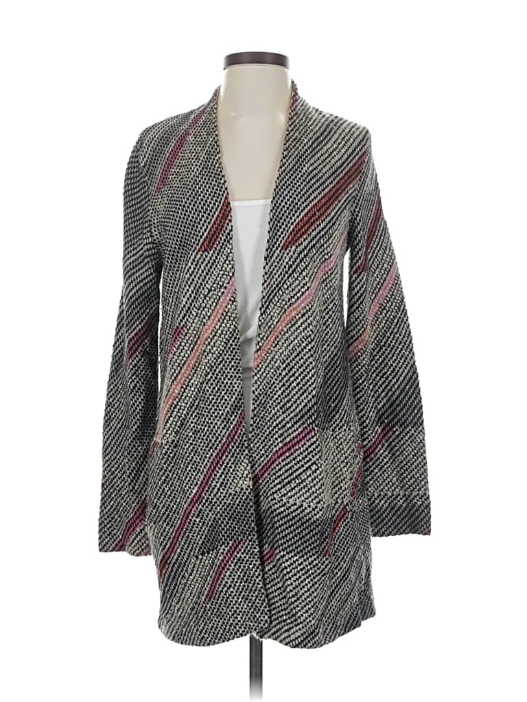 Pre-owned Nic + Zoe Cardigan Sweater In Gray