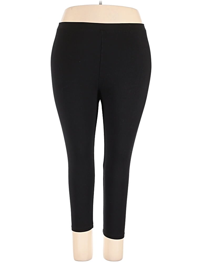 Pre-owned Ava & Viv Active Pants In Black