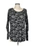 Bobeau Camo Gray Pullover Sweater Size L - photo 1