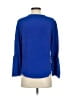 J.Crew 100% Silk Blue 3/4 Sleeve Silk Top Size 0 - photo 2