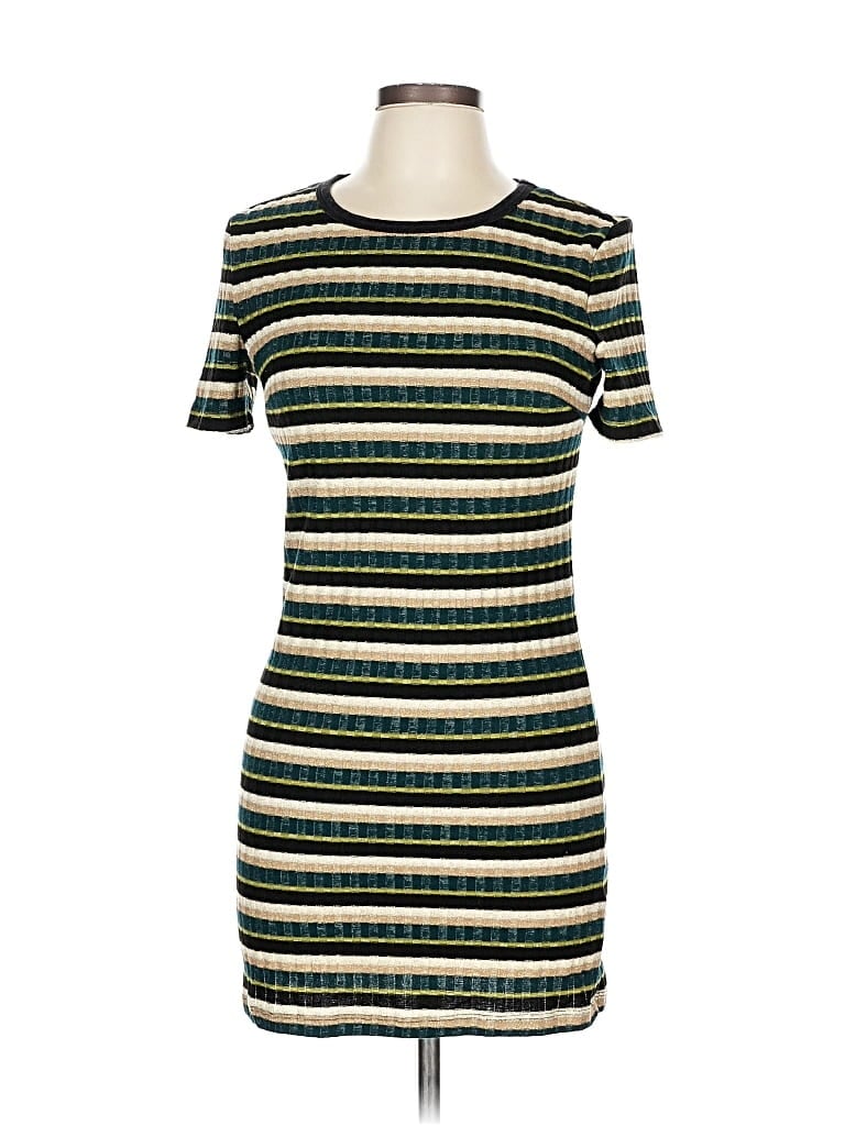 Pre-owned Fashion Union Casual Dress In Green