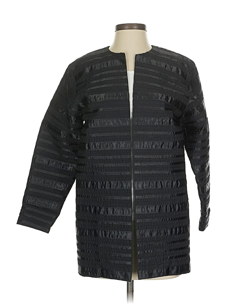 Pre-owned Assorted Brands Coat In Black