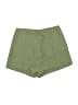 Topshop Chevron-herringbone Green Shorts Size 8 - photo 1