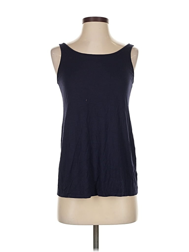 Pre-owned Eileen Fisher Sleeveless T-shirt In Blue