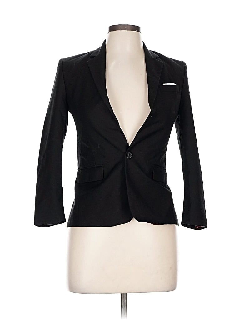 Pre-owned Assorted Brands Blazer Jacket In Black