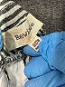 Rewind Stripes Silver Linen Pants Size 5 - photo 7