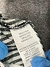 Rewind Stripes Silver Linen Pants Size 5 - photo 8