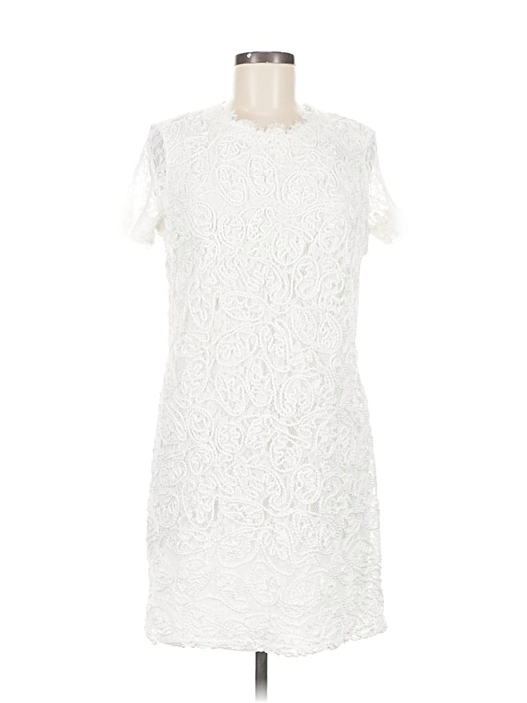 Pre-owned Trafaluc By Zara Cocktail Dress In White