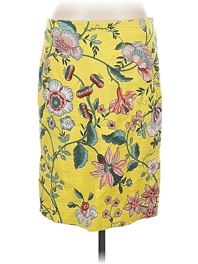 Pre-owned Ann Taylor Loft Outlet Casual Skirt In Yellow