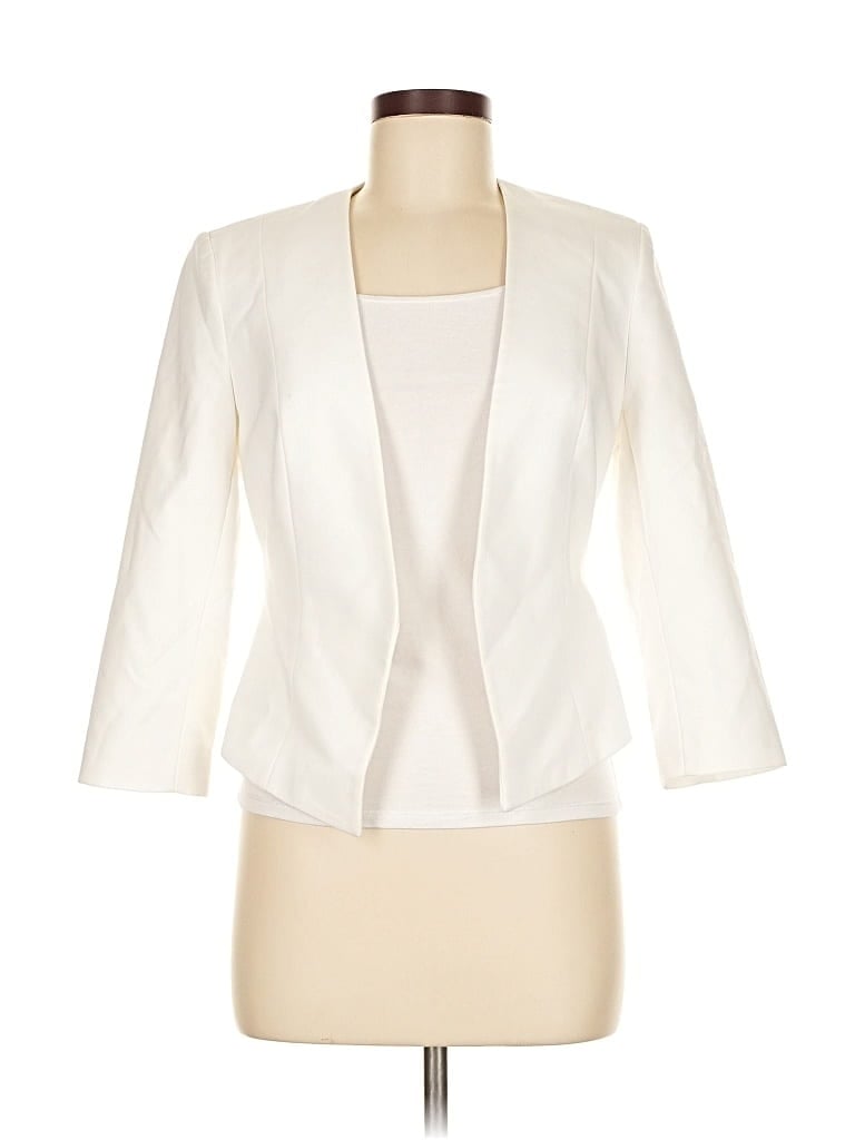 Pre-owned Express Blazer Jacket In White