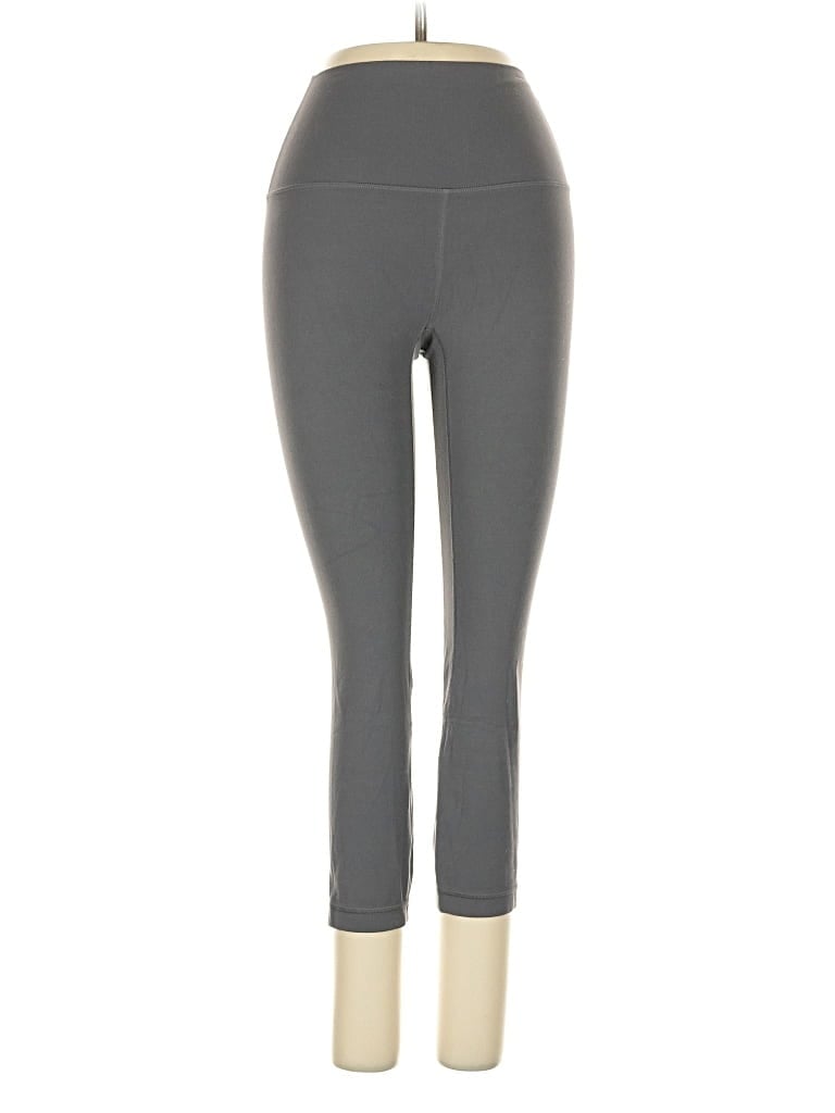 Pre-owned Lululemon Athletica Active Pants In Gray