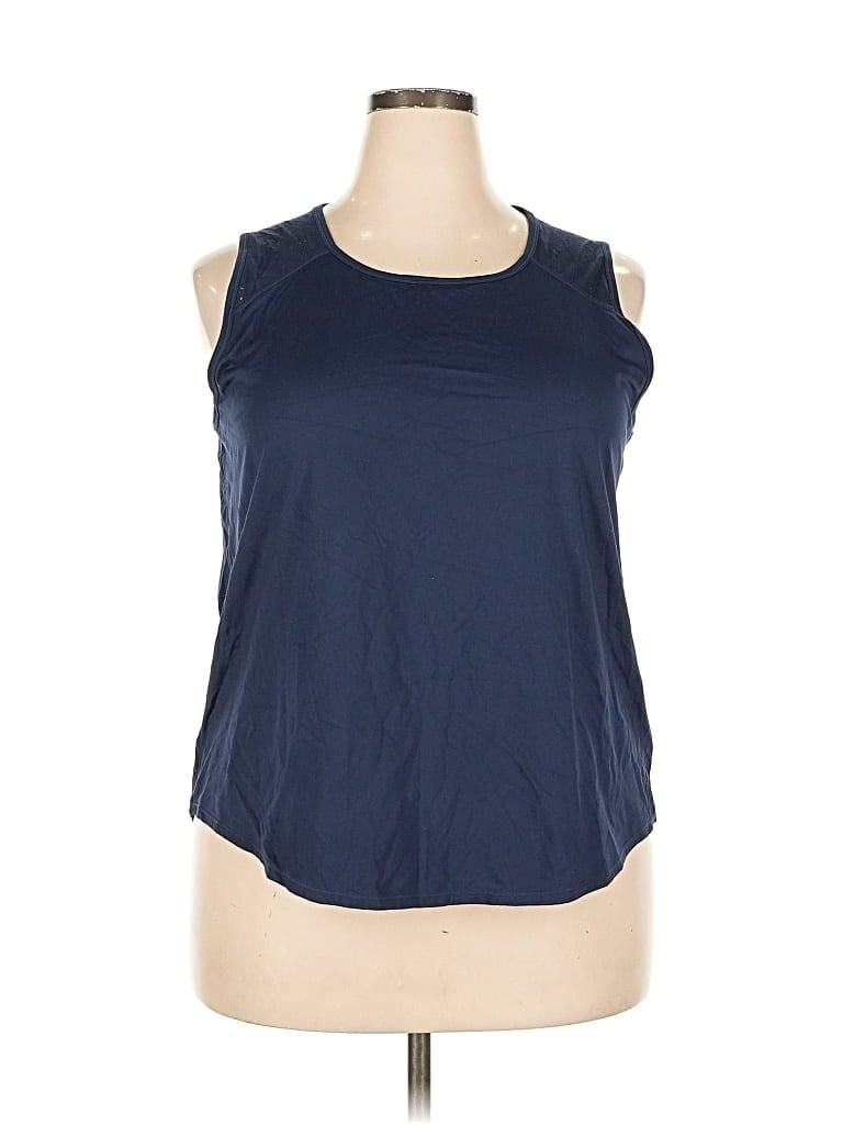 Pre-owned Member's Mark Sleeveless T-shirt In Blue