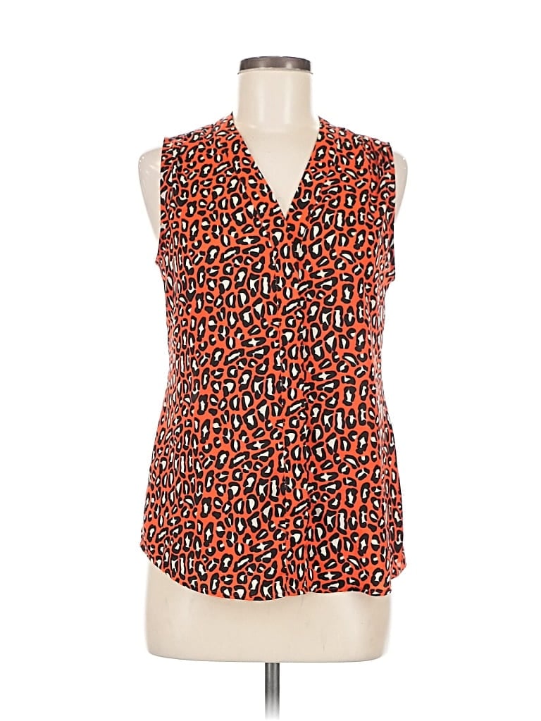 BANANA REPUBLIC Pre-owned Sleeveless Blouse In Orange