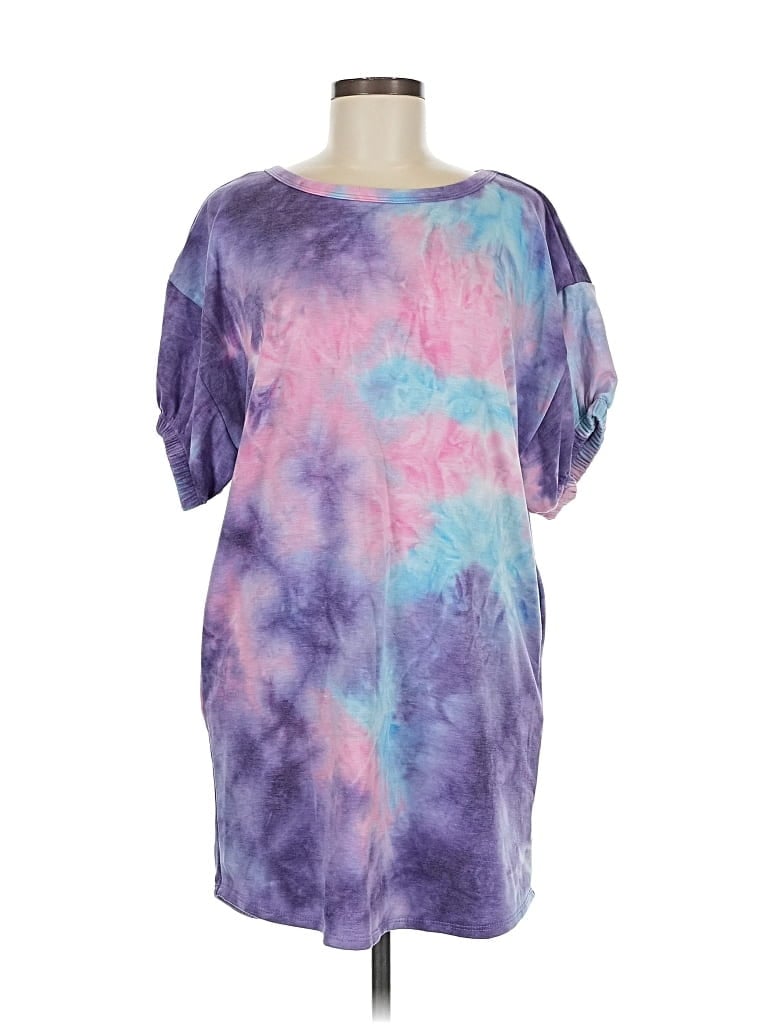 Pre-owned 21 Saints Casual Dress In Purple