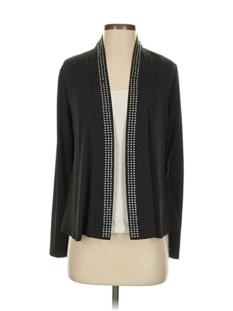 Pre-owned Carolyn Taylor Cardigan Sweater In Black