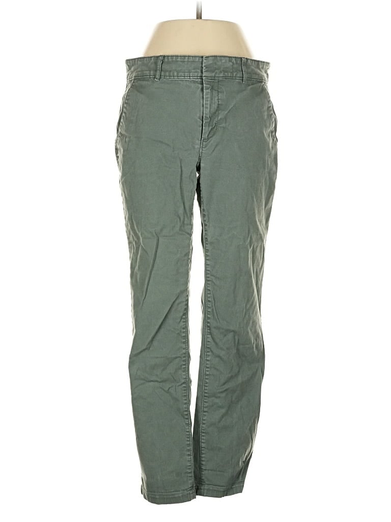 Pre-owned Ann Taylor Loft Cargo Pants In Green