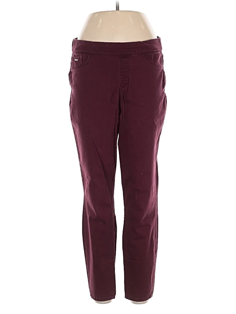 Pre-owned Nine West Jeggings In Burgundy