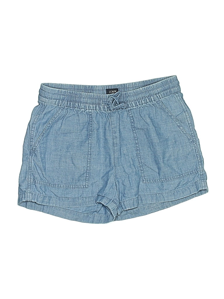 Pre-owned J.crew Factory Store Denim Shorts In Blue
