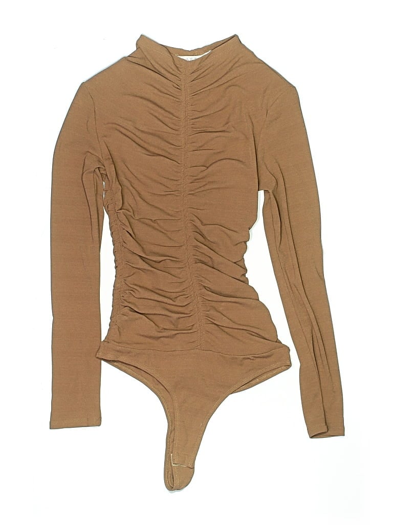 Pre-owned Astr Bodysuit In Brown
