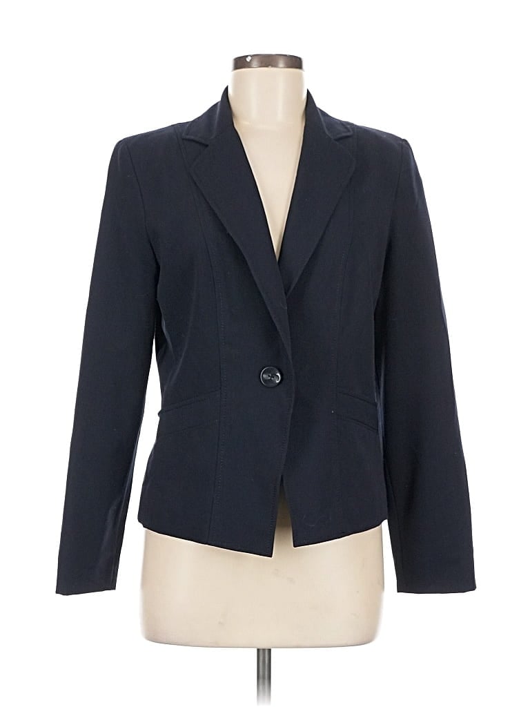 Pre-owned Signature By Larry Levine Blazer Jacket In Blue