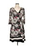 Evan Picone Print Black Casual Dress Size 10 - photo 1