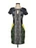 BCBGMAXAZRIA Graphic Green Cocktail Dress Size XXS - photo 1