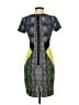 BCBGMAXAZRIA Graphic Green Cocktail Dress Size XXS - photo 2