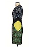 BCBGMAXAZRIA Graphic Green Cocktail Dress Size XXS - photo 5